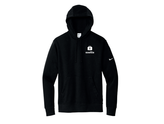 NIKE CHANDAIL À CAPUCHON MOLLETON CLUB AVEC SWOOSH À LA MANCHE