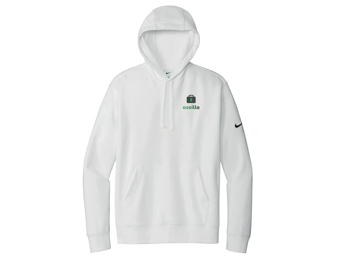 NIKE CHANDAIL À CAPUCHON MOLLETON CLUB AVEC SWOOSH À LA MANCHE