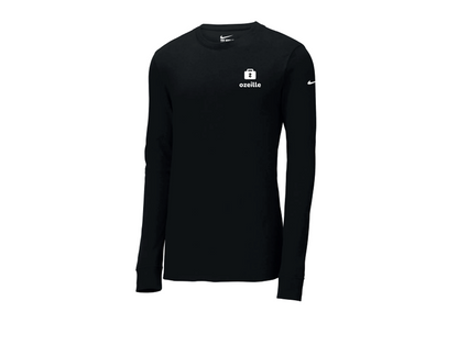 NIKE T-SHIRT Dri-FIT COTTON/POLY À MANCHES LONGUES